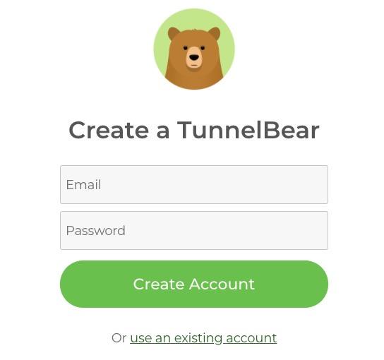 Что делать, если не удается подтвердить регистрацию в TunnelBear