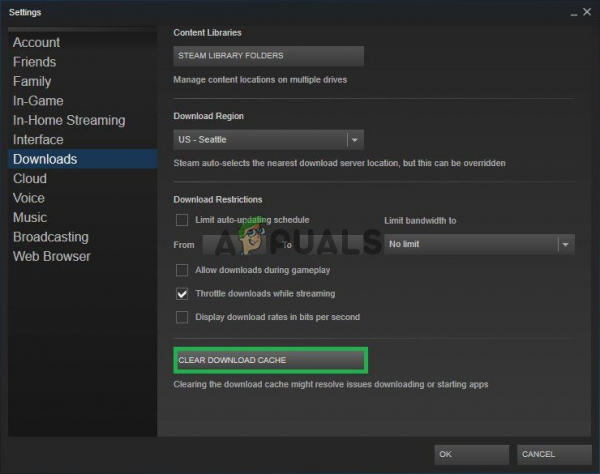 Исправлено: проверка файлов Steam застряла на 0