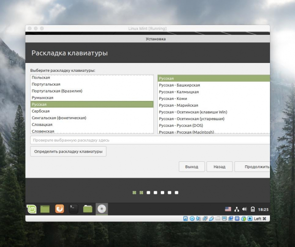 Установка Linux Mint