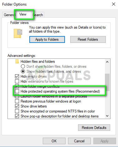 Исправлено: Индексирование Windows 10 не работает.