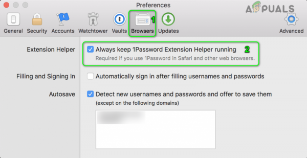 Расширение 1Password для Chrome не работает [решено]